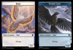 Bird (0003) // Storm Crow (0018) Double-Sided Token